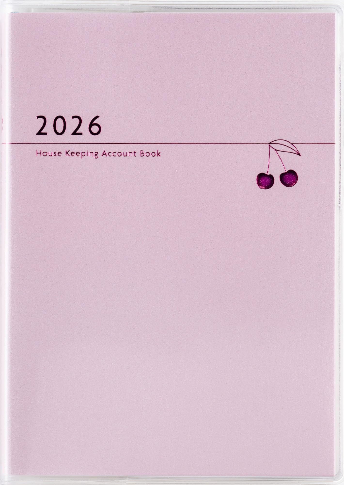 高橋 家計簿 2026年 A6 プチ家計簿 ピンク No.34 (2026年 1月始まり)